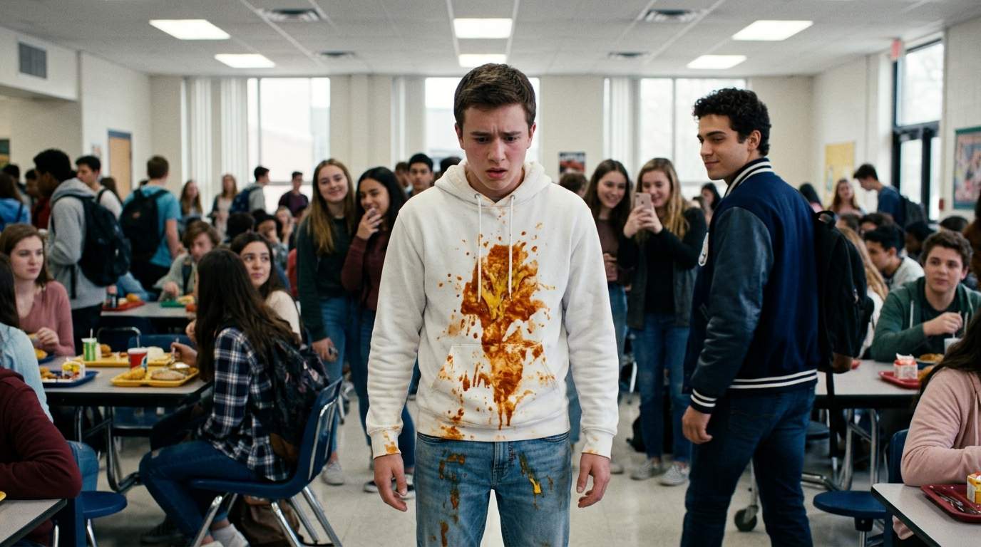 The lunch tray incident I still replay in my head.