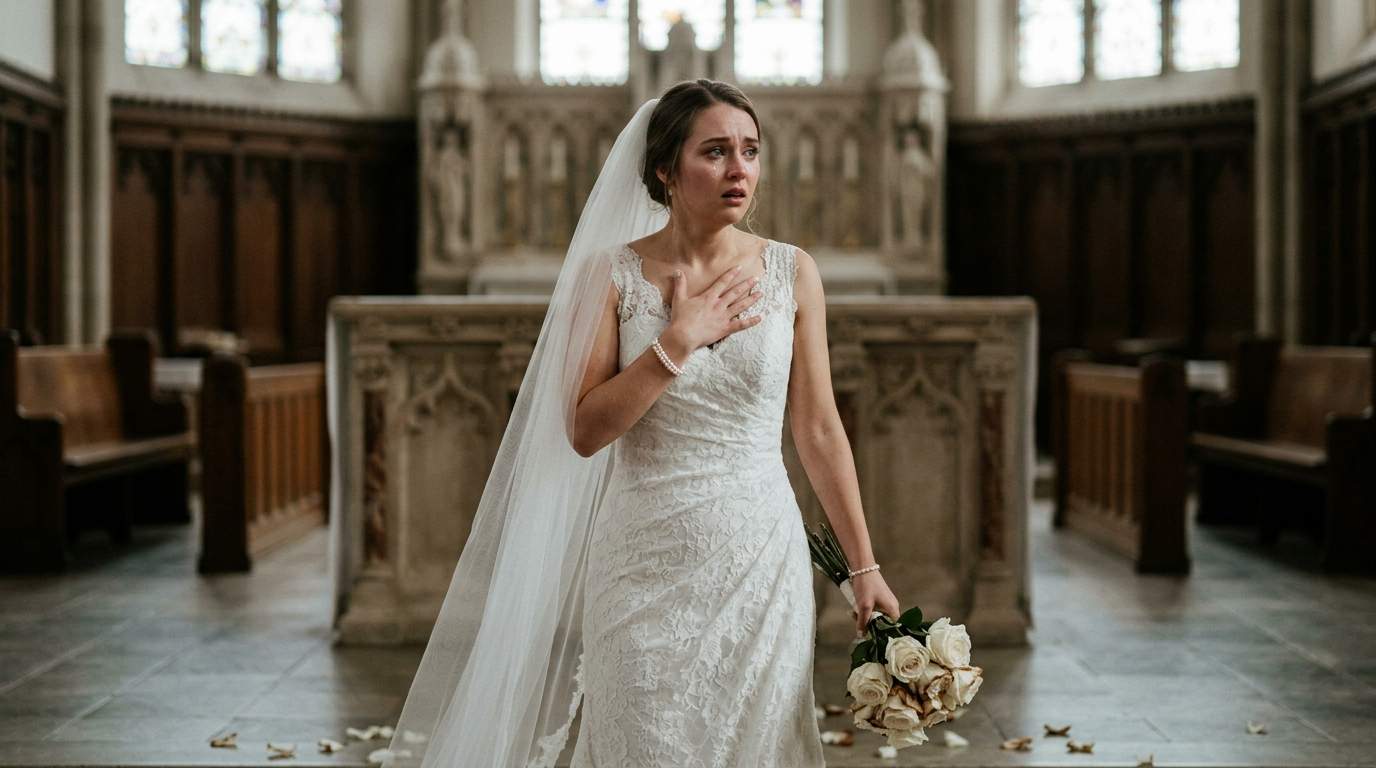 My perfect wedding vanished when the priest announced my fiancé was already a husband.