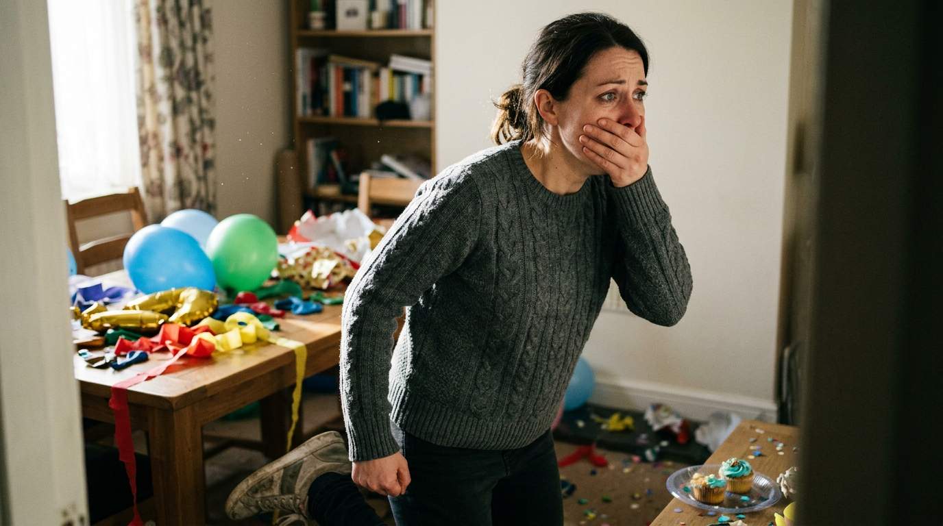 I caught my own mother ruining my child's birthday, and the reason shattered my world.