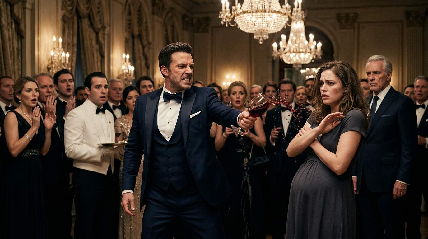 Pregnant Wife Crashes High Society Gala: Executive's Public Breakdown Sparks Corporate Scandal Amidst Shocking Revelation