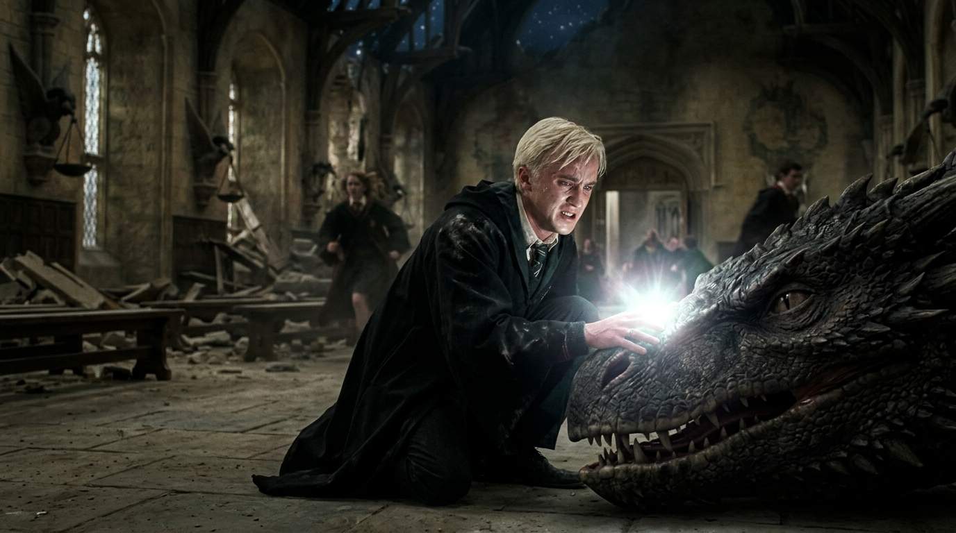 Hogwarts Crisis: Malfoy's Secret Dragon Pact Unveiled, Exposing Ancient Slytherin Magic!
