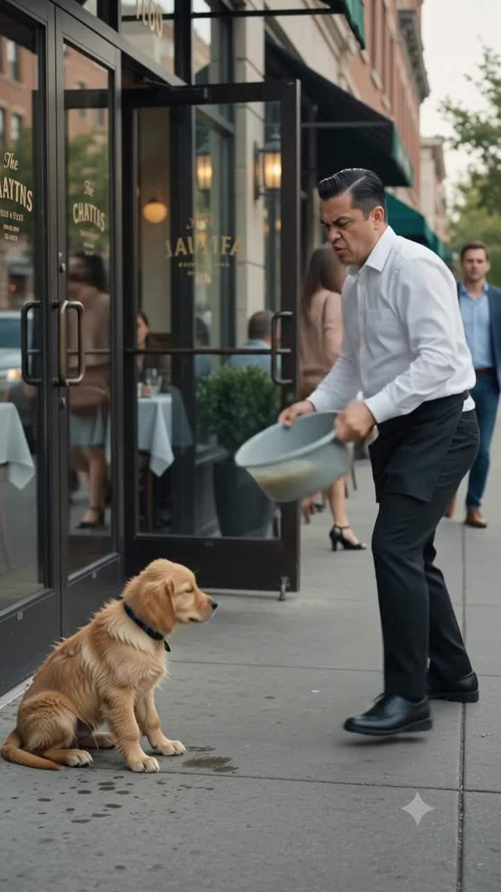 Luxury Dining Nightmare: Waiter Attacks Defenseless Dog, Unearths Wealthy Patron's Hidden Anguish