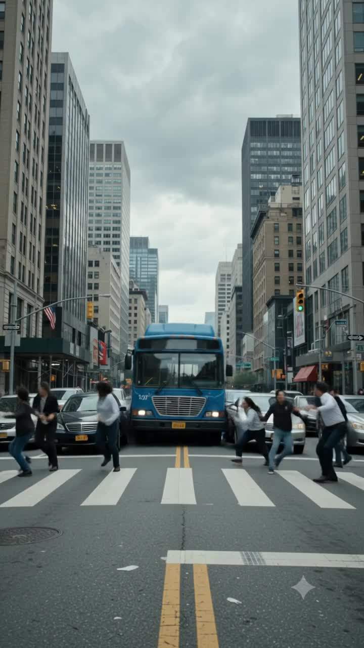 URGENT: City Bus Massacre AVERTED, But Mysterious LIGHTNING Hero's Arrival Sparks Chilling Questions. Is He a Super-Hero or Part of a Darker Urban Legend? The Full City Chaos Story.