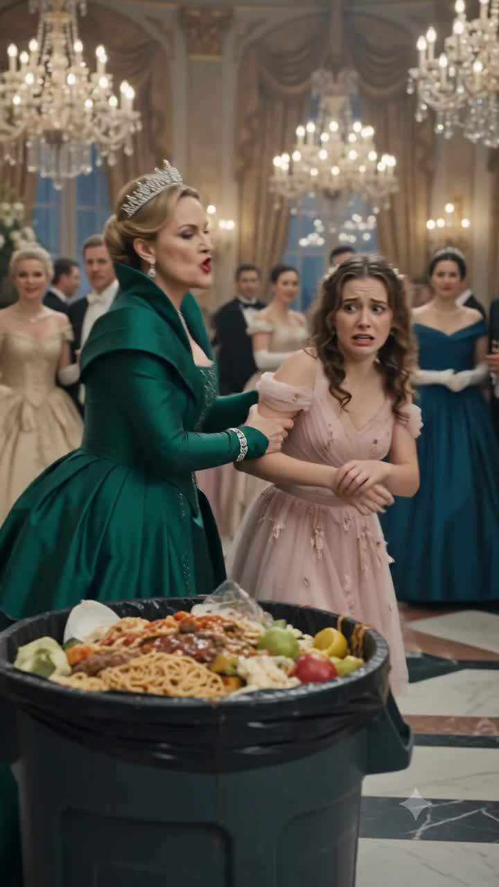 Royal Scandal: The Chilling Moment a ‘Queen’ Threw a Young Woman into Public Humiliation, Now a Viral Video!