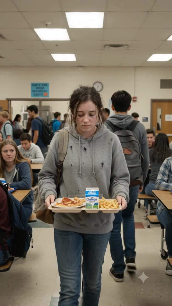 I still remember the sound of that cafeteria tray hitting the floor.