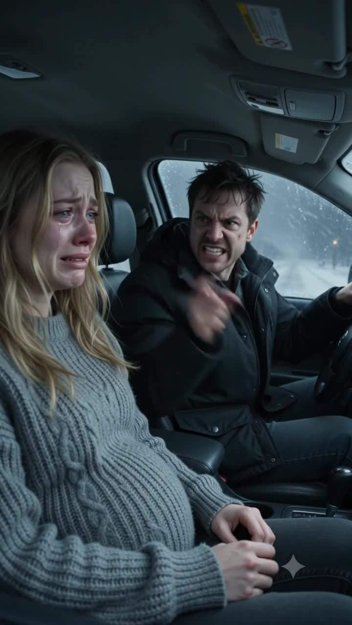 Betrayed on a Stormy Night: Pregnant Wife Abandoned After Shocking Revelation – Family Drama, Desolate Road, Abandonment Twist