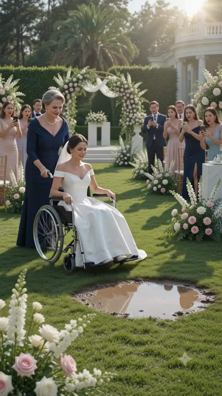 Wedding Disaster: Mother-in-Law's Cruel Mud Puddle Attack on Disabled Bride Backfires in Shocking Karma and Unveils Dark Family Secrets.
