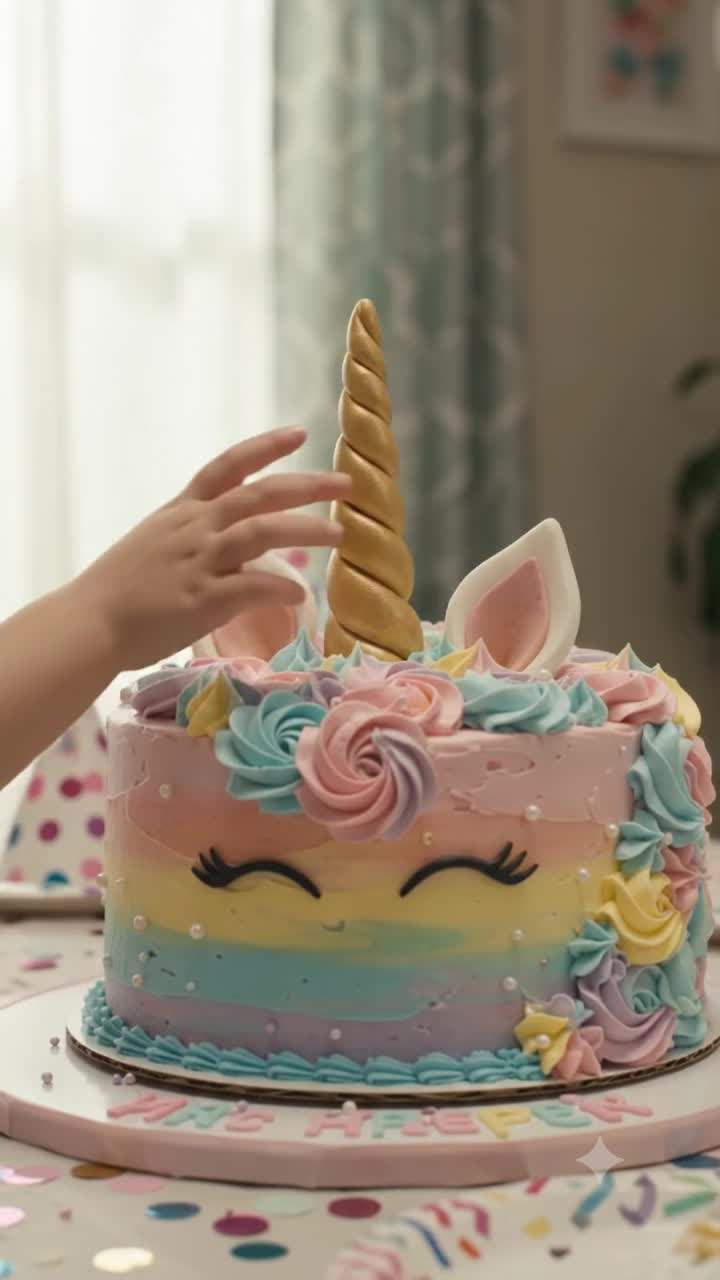 I walked into my daughter's 7th birthday party and saw my own sister smashing her custom cake on the floor.