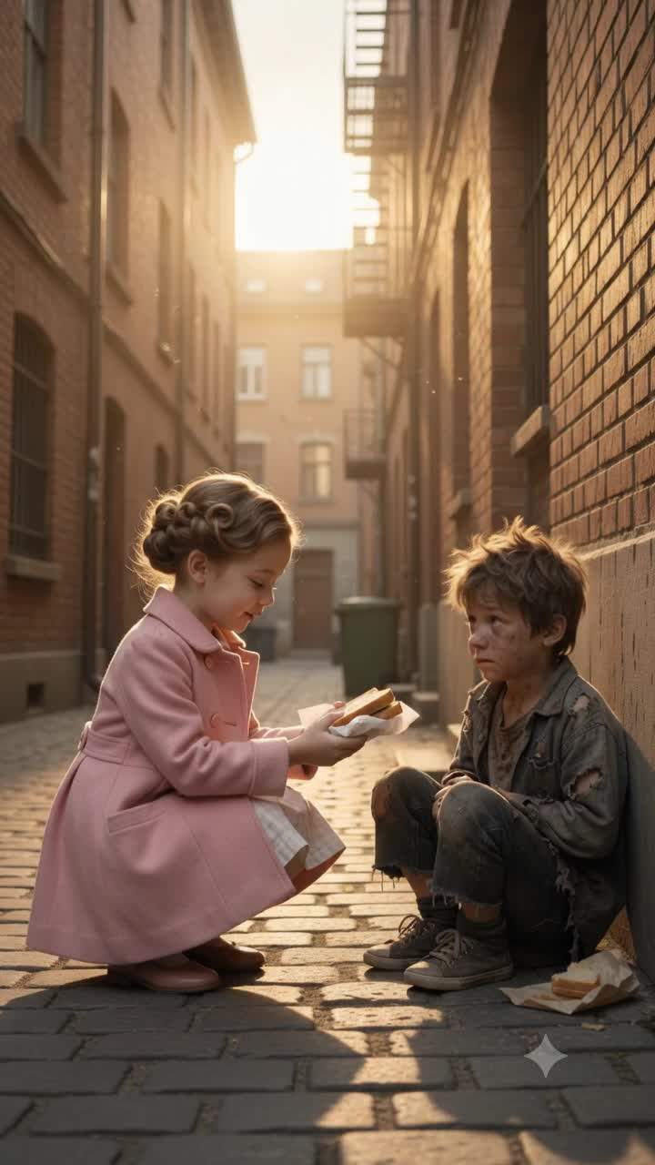 Elegant Socialite's Past Haunts Her in Alley Encounter: A Shocking Reunion of Abandoned Child and Family Secret