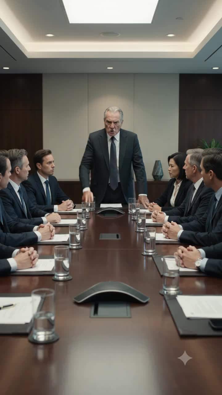 Corporate Power Play: Arrogant Shareholder Tries to Fire CEO, Gets a Shocking Ultimatum in Return at High-Stakes Meeting!