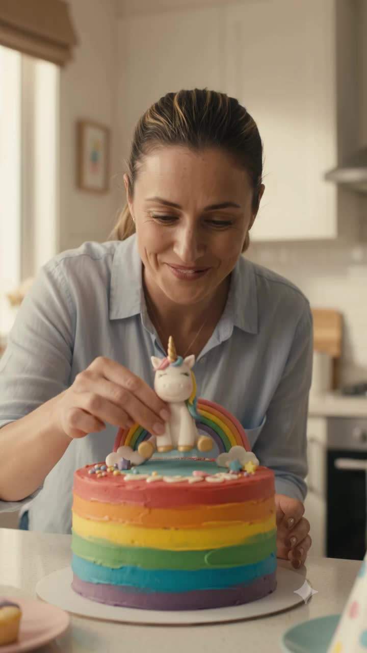 I found my husband's shocking secret hidden inside our daughter's birthday cake.