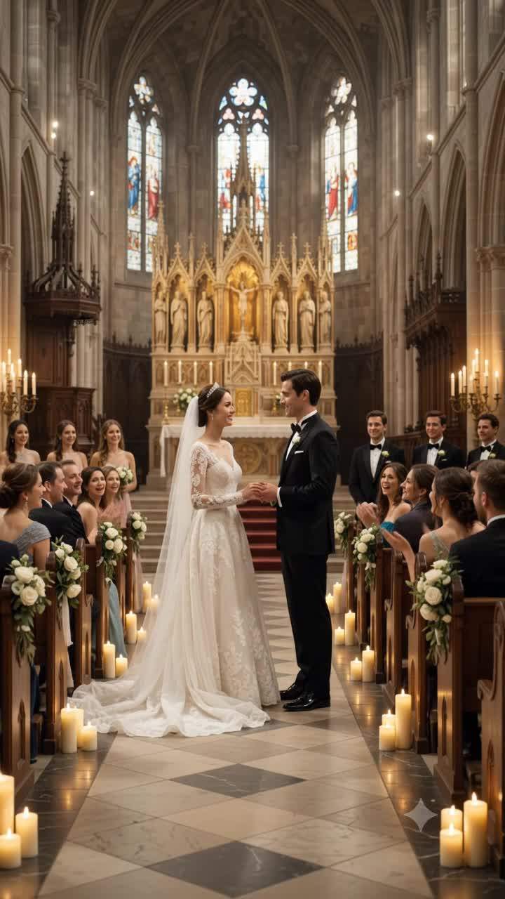 Ancient Magic Explodes: Fantasy Wedding Cursed as Bride Transforms into Kitten at Altar!