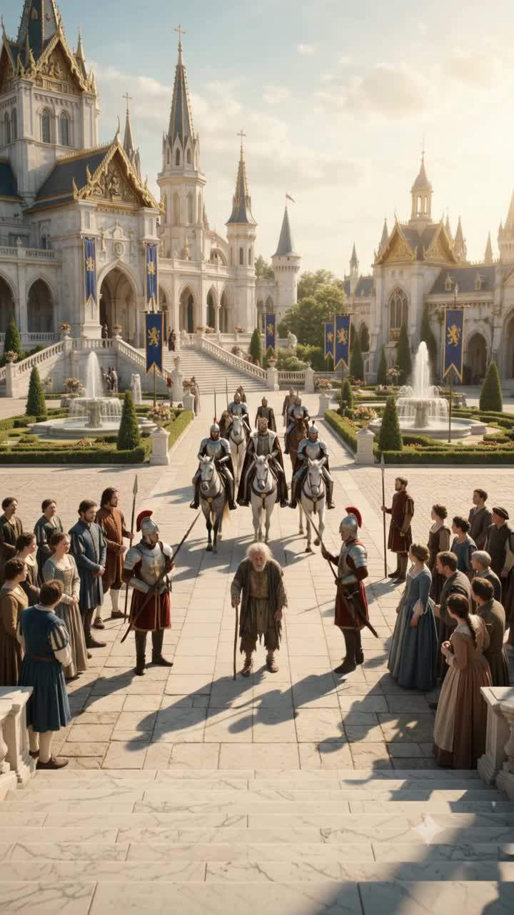 Royal King Humbles Himself Before Beggar: The Shocking Palace Scandal Behind an Ancient Prophecy.
