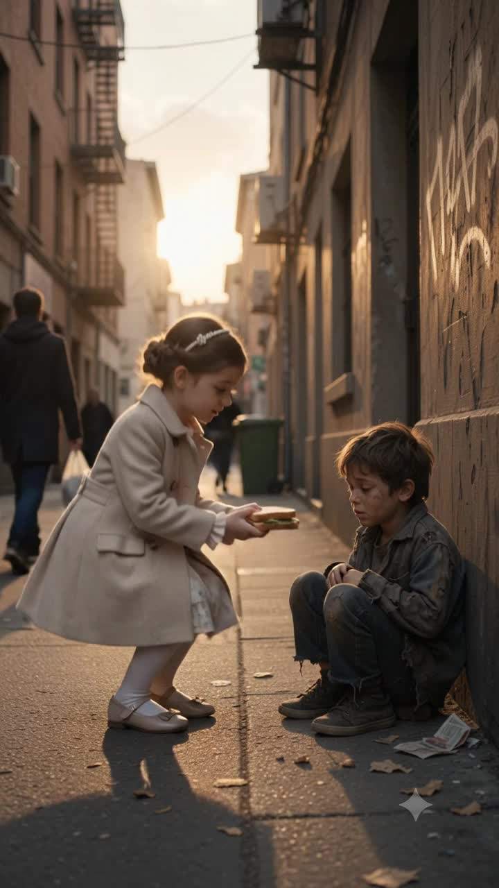Elegantly Dressed Mother Confronts Homeless Boy, Then One Word Unearths a Devastating Family Secret.