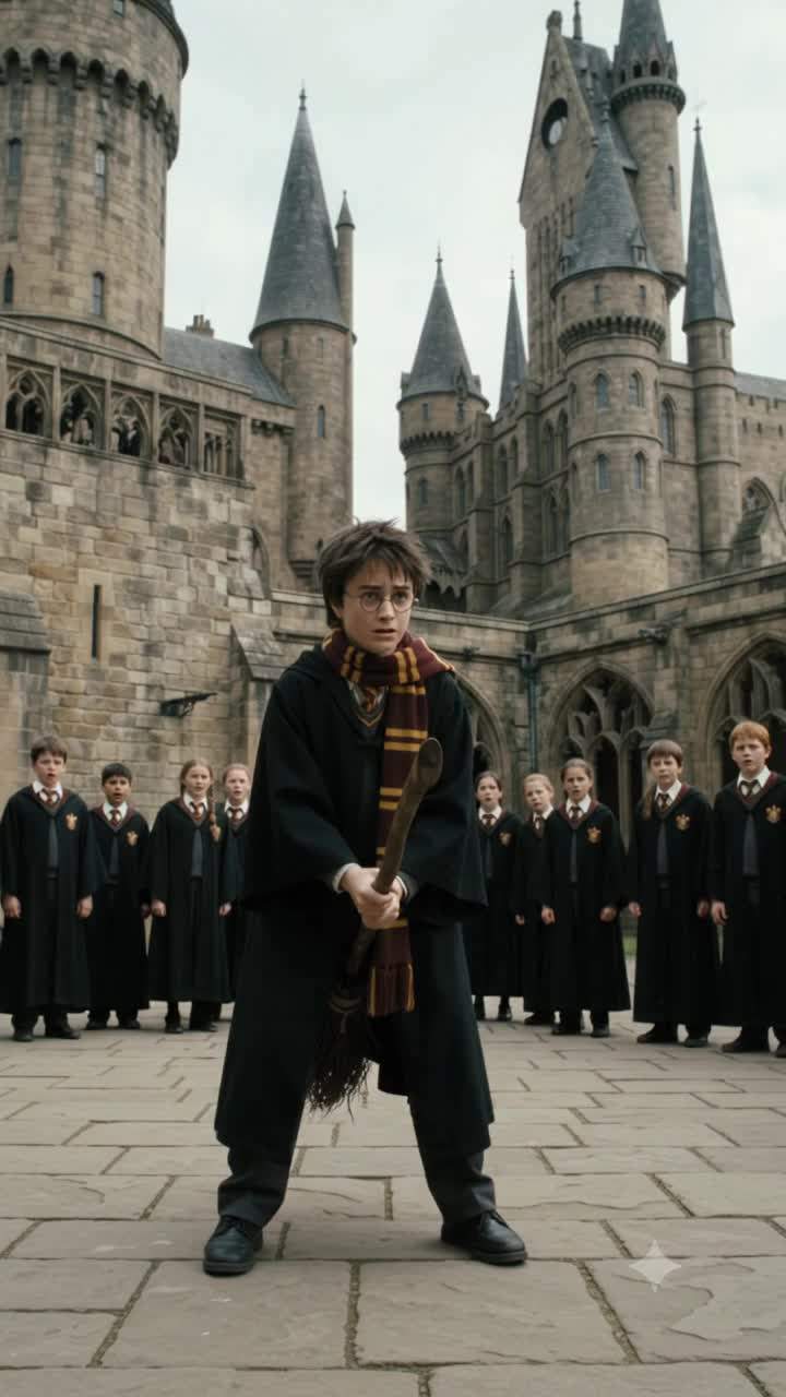 First-Year Student's Enchanted Broom Goes Rogue at Prestigious Wizarding Academy, Unleashing Forbidden Magic and Chaos Across Castle Grounds!