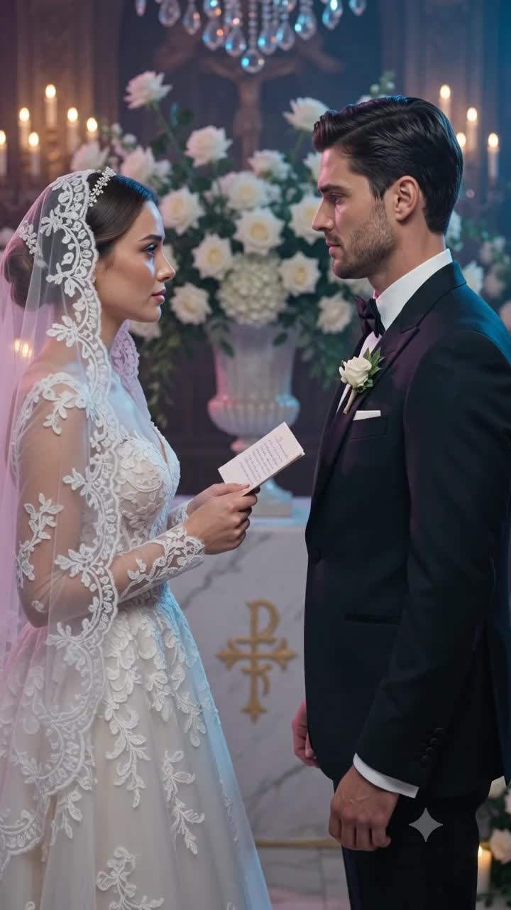 Billionaire Wedding Explodes: Mystery Heiress Throws Red Wine, Altar Screams Reveal Family Scandal