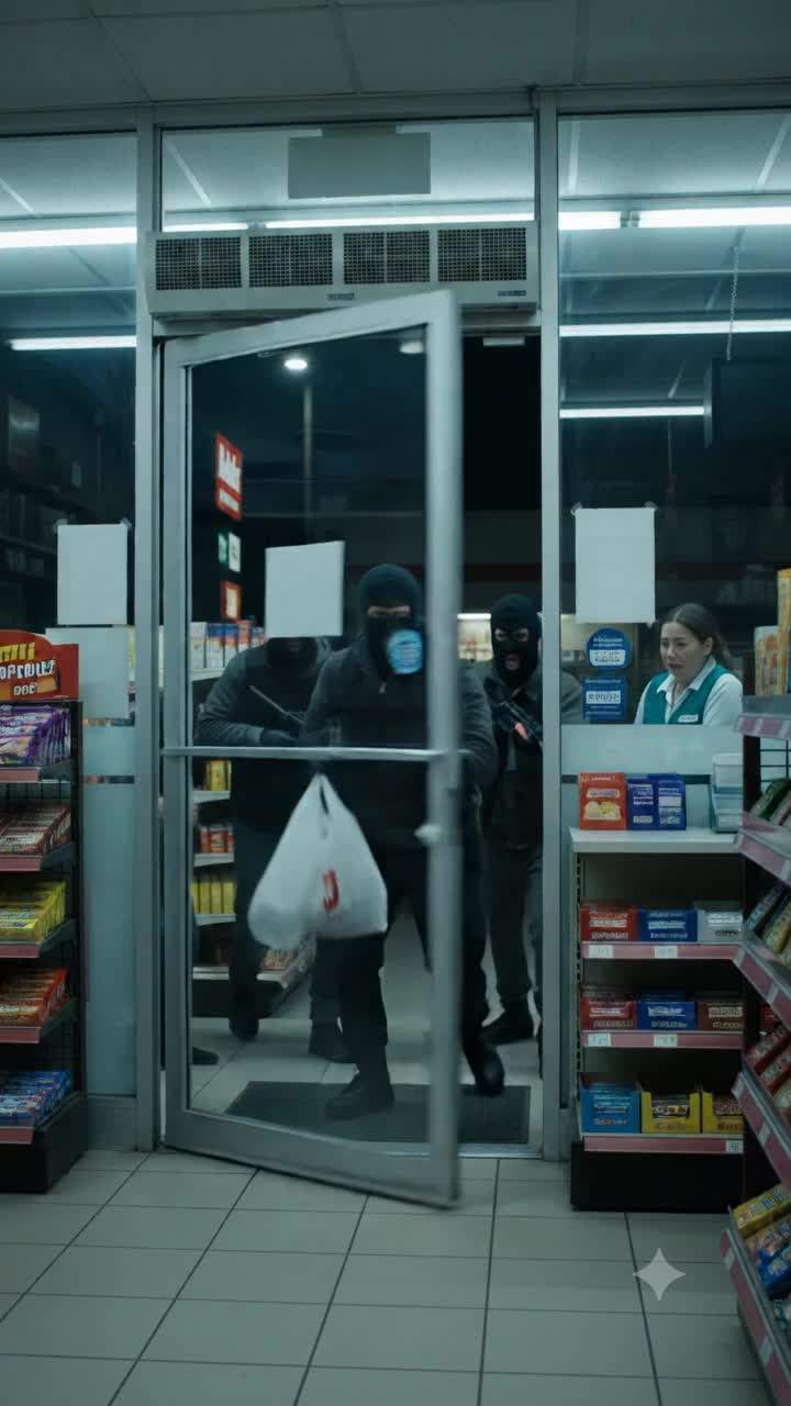 Masked Robber's Shocking 