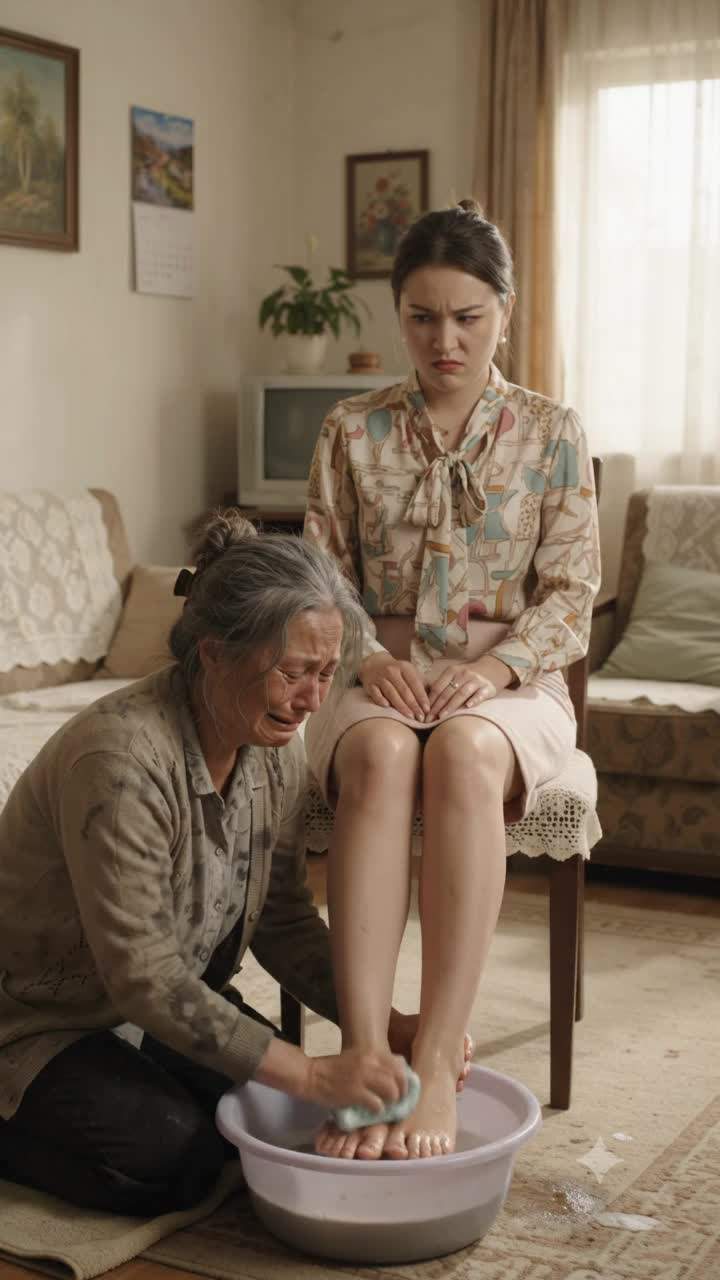 Soldier Returns Home to Foot-Washing Ritual: The Shocking Act of Dirty Water Vengeance That Unveils a Family's Dark Secret. #FamilyDrama #MilitaryHomecomings #Betrayal
