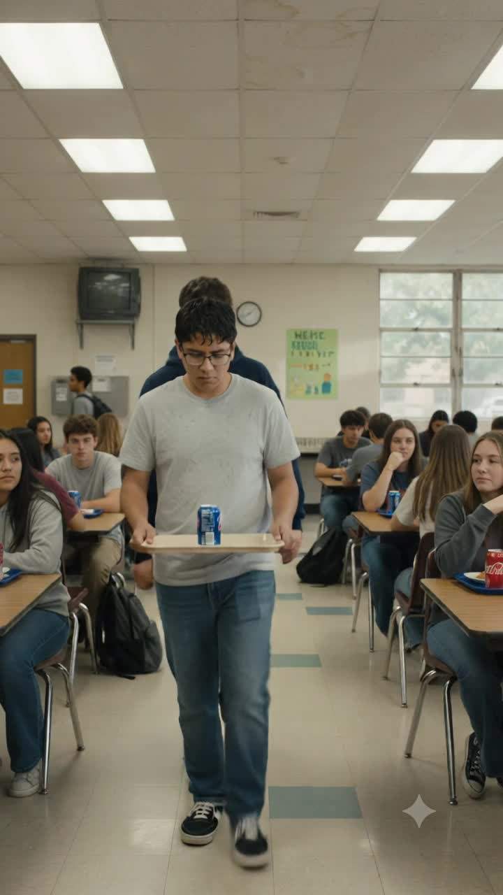 The day my soda exploded all over me in the cafeteria