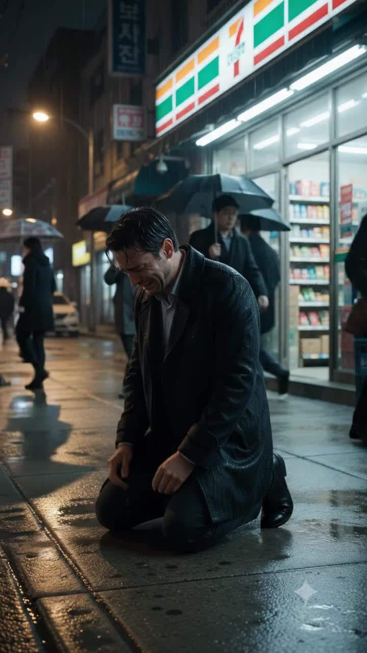 Rain-Drenched Man's Agony Ends: A Tiny Red String Reveals His Lost Daughter, Igniting a Desperate Family Reunion as an Unthinkable Identity Revealed.