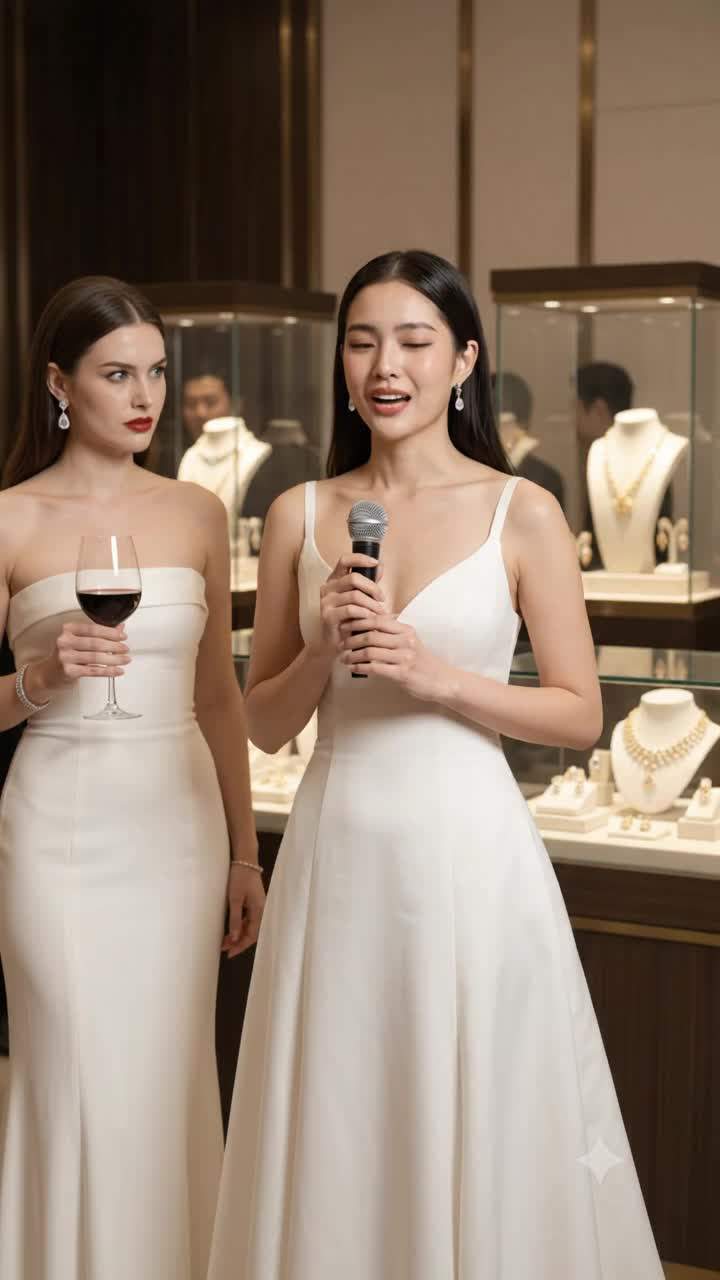 Billionaire Tycoon's Fury Unleashed: Heiress's Red Wine Attack Ignites Shocking Luxury Gala Fashion Scandal