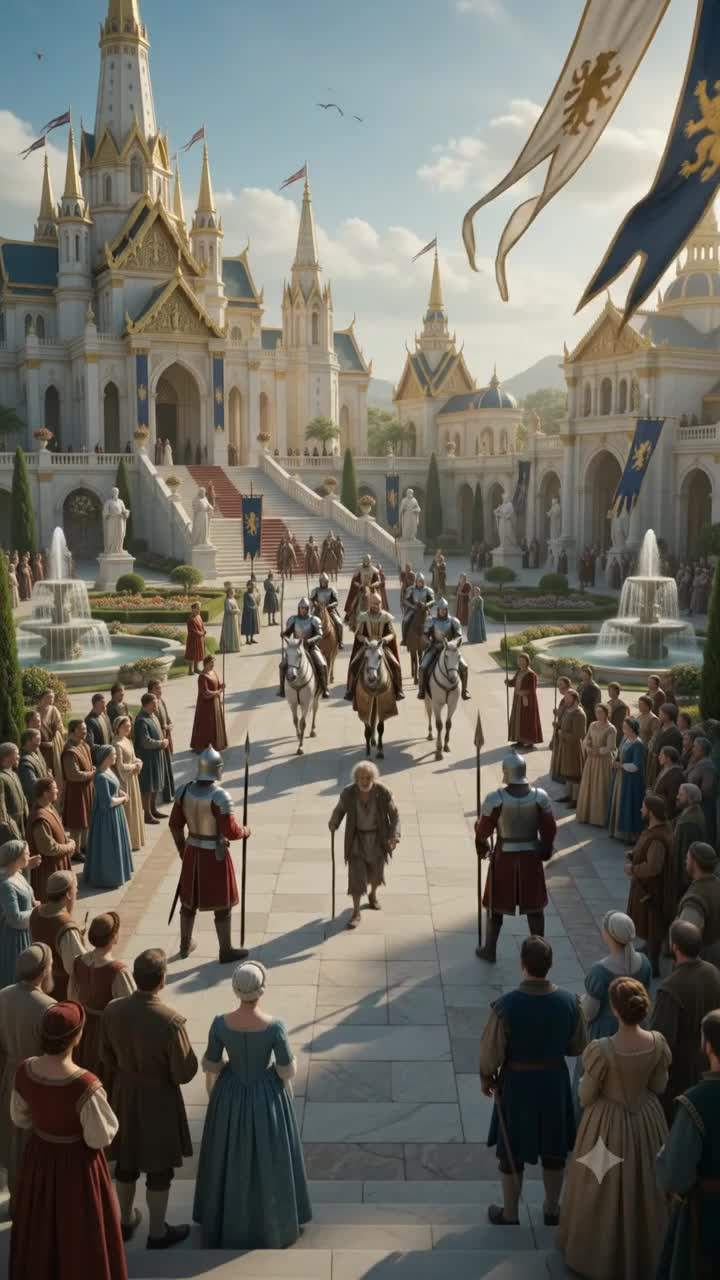 King ABANDONS Crown, Kneels Before Beggar: The Royal Scandal That Exposed a Palace Conspiracy and the King's Secret Shame.