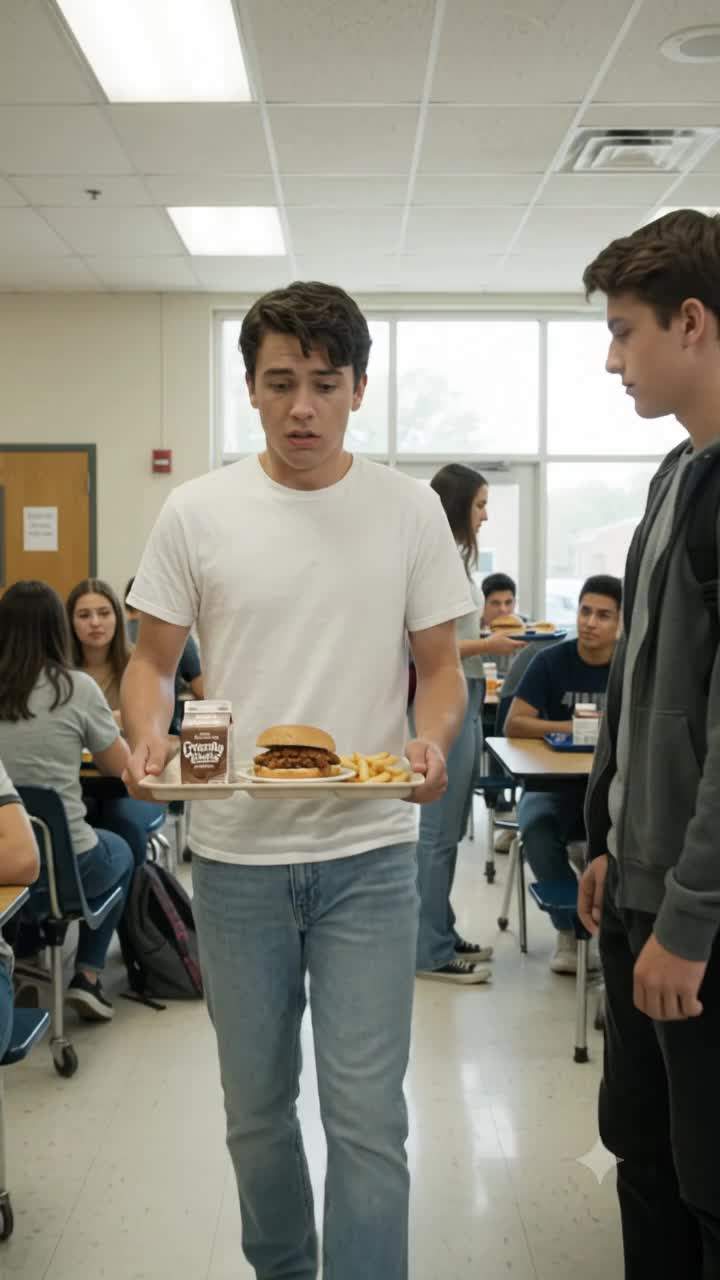 My lunch tray wasn't the only thing that shattered that day.