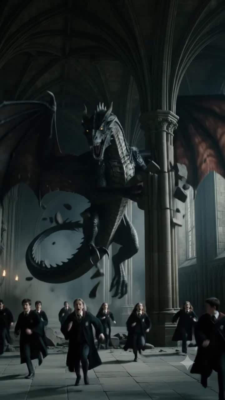 Hogwarts Inferno: Malfoy's Desperate Healing of the Rampaging Black Dragon Exposes a Forbidden Truth