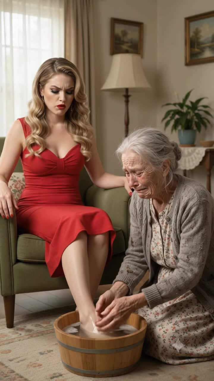 Soldier's Homecoming STOPS Military Wife Forcing MOTHER-IN-LAW To Drink Murky Water – A Family Betrayal Uncovered.