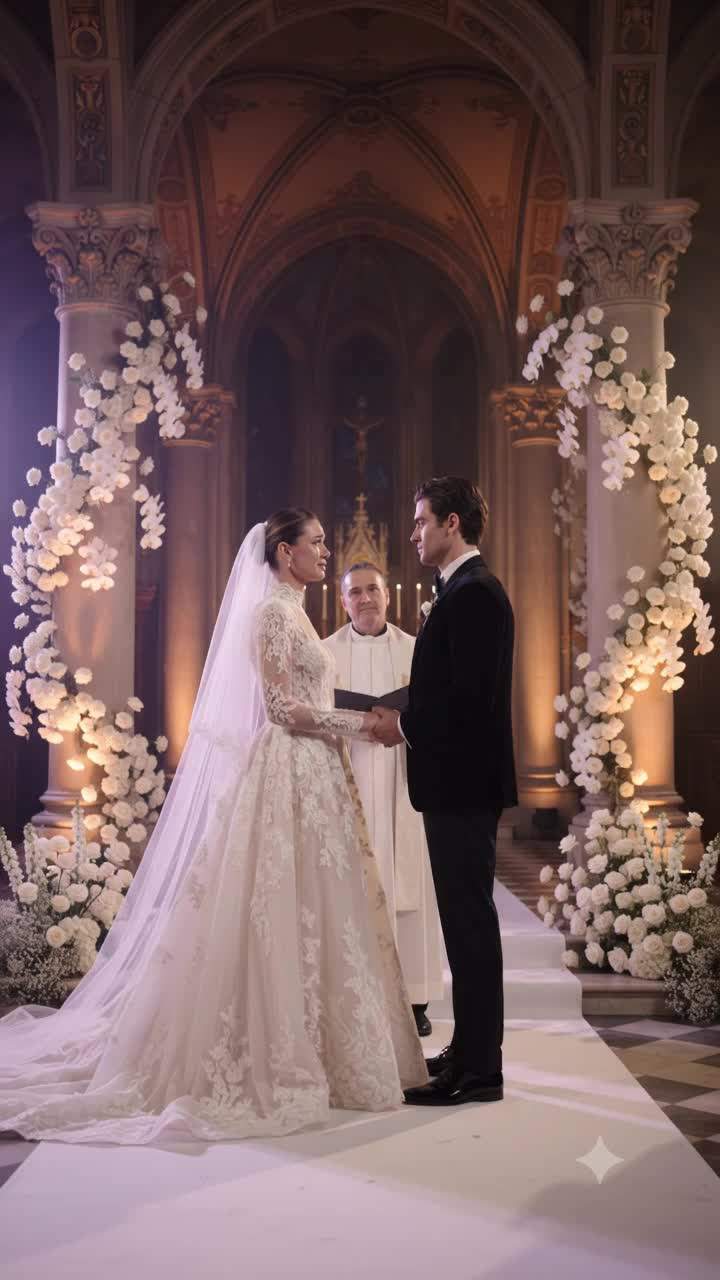 Billionaire Wedding Scandal: Woman Exposes Groom's Secret Identity at Altar, Leaving Guests Stunned.