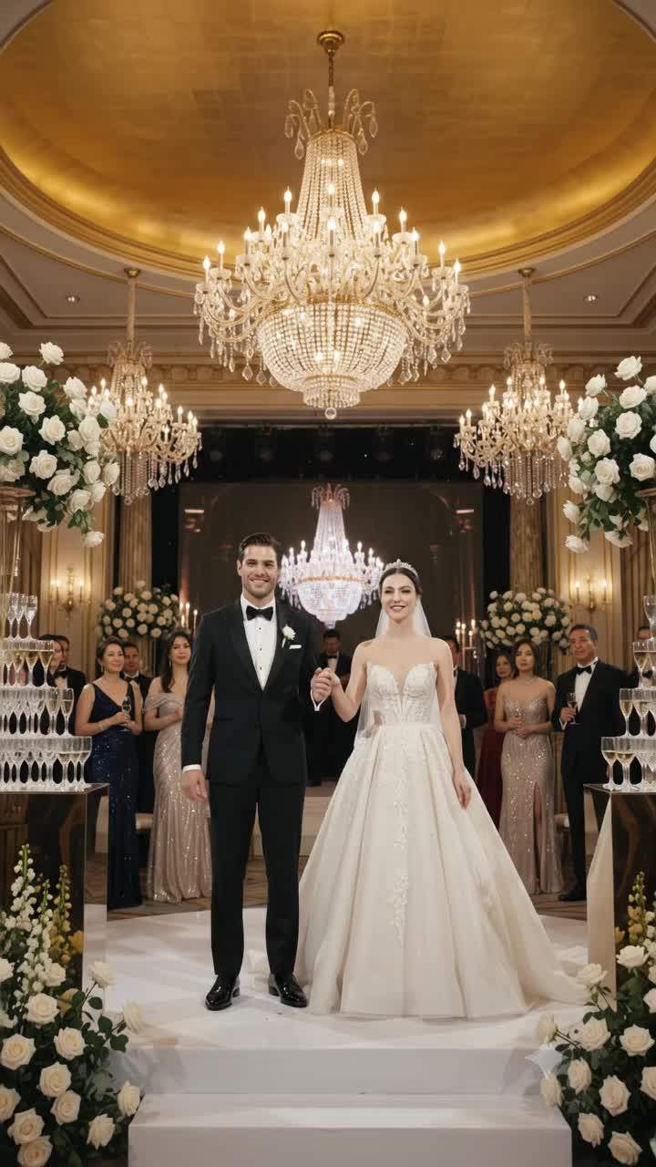 Billionaire Wedding CHAOS: Groom’s Family Secret EXPOSED on Screen, Threatening Dynasty Power Play