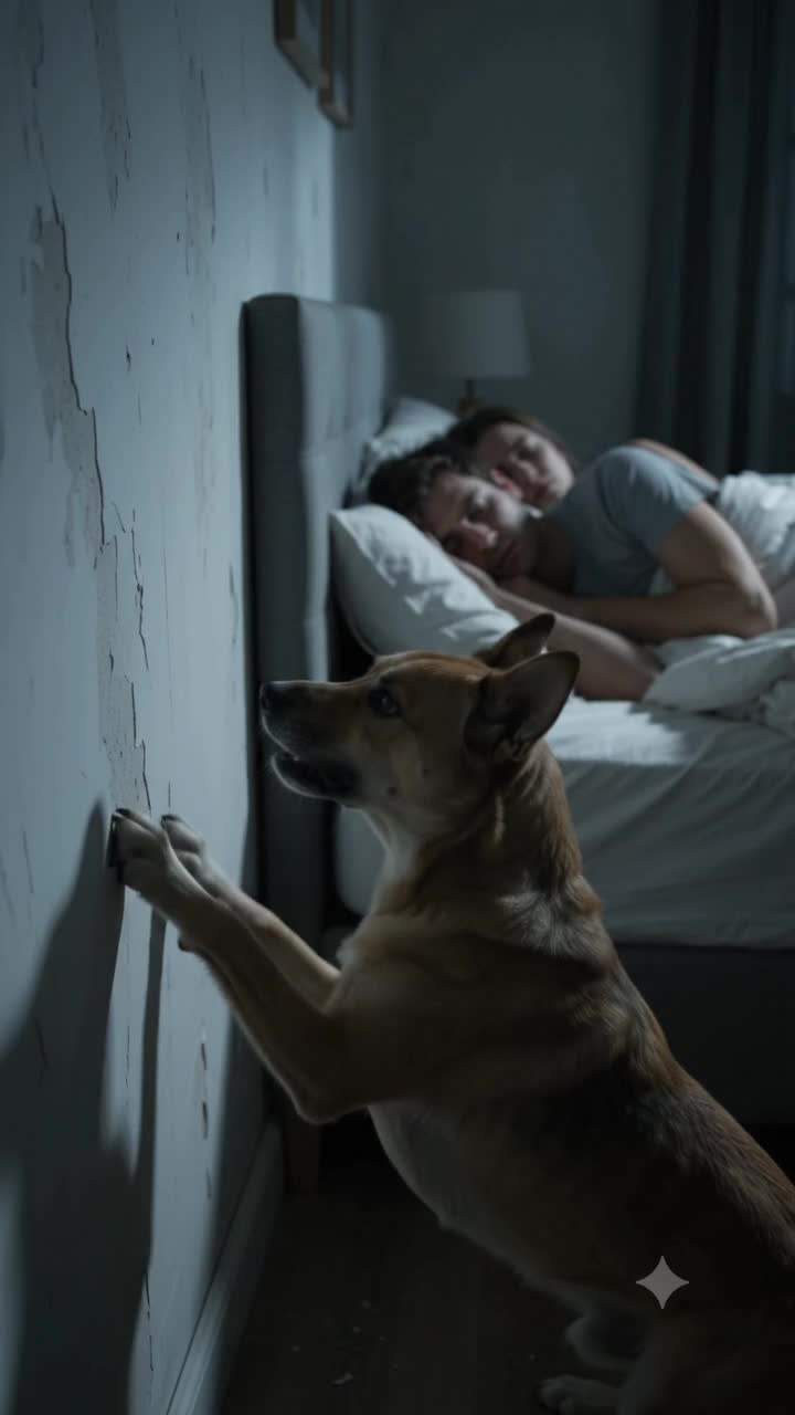 Loyal Dog Unearths Hidden Wall Secret: Family Identity Shock in Inherited House