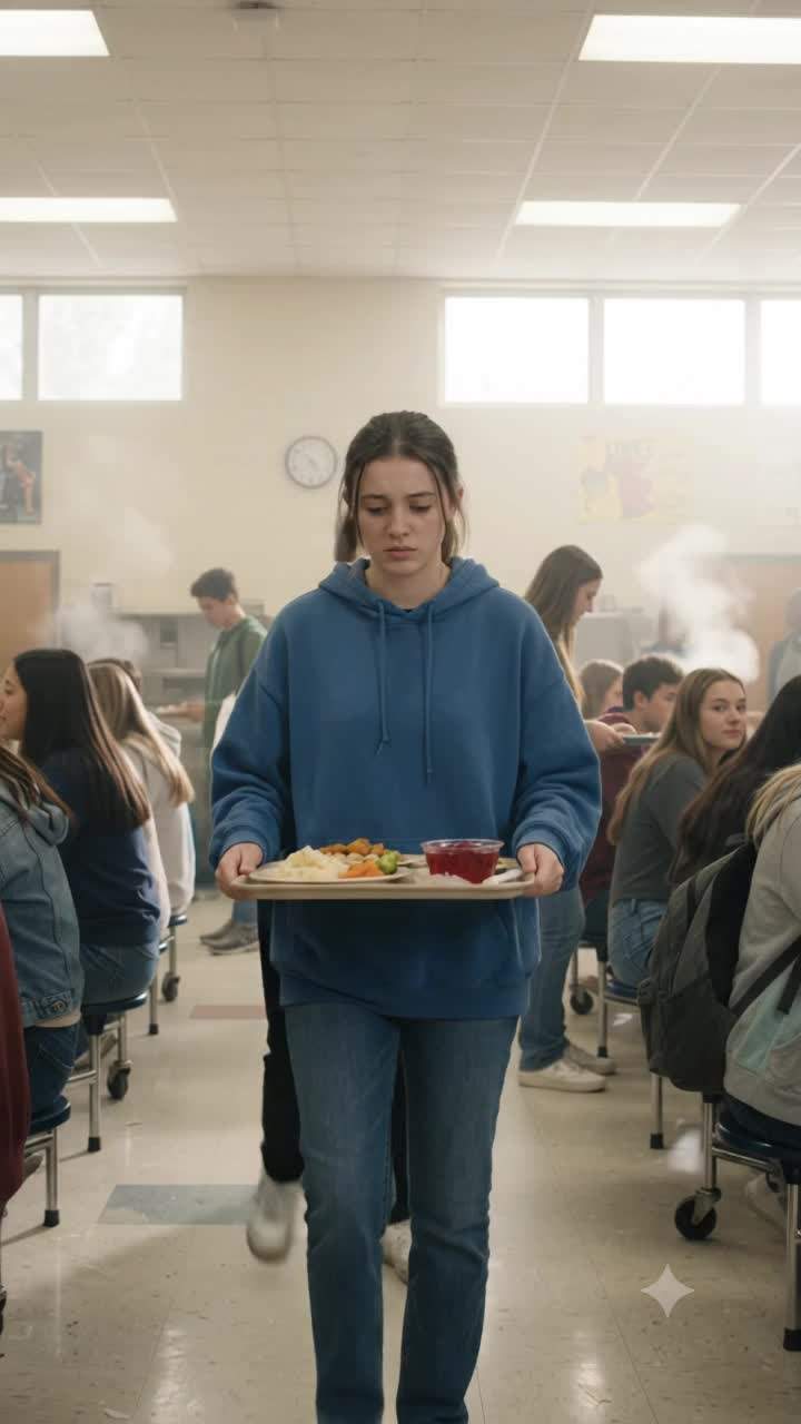 The day the cafeteria went completely silent when my lunch tray hit the floor.