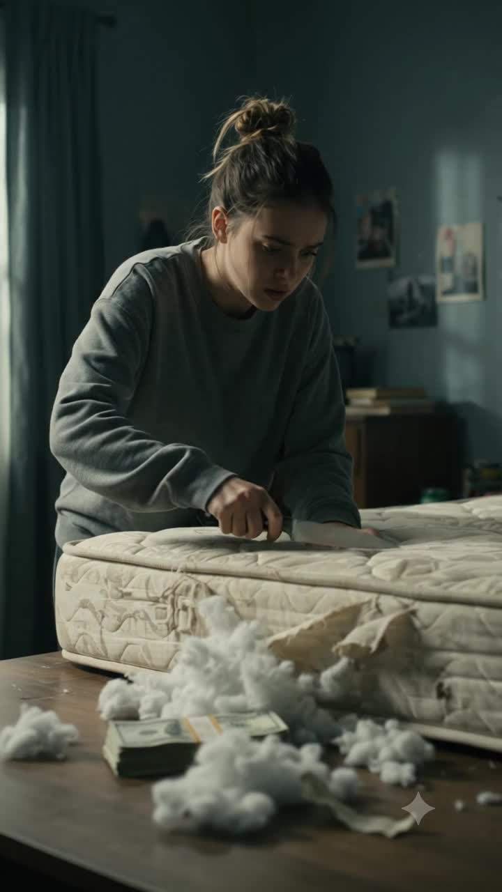 Mattress Mystery: Woman Finds Hidden Treasure In Grandma's Bed, Unlocks Dark Family Secret And Real-Life Danger At Her Door. #HiddenTreasure #FamilySecret #Thriller