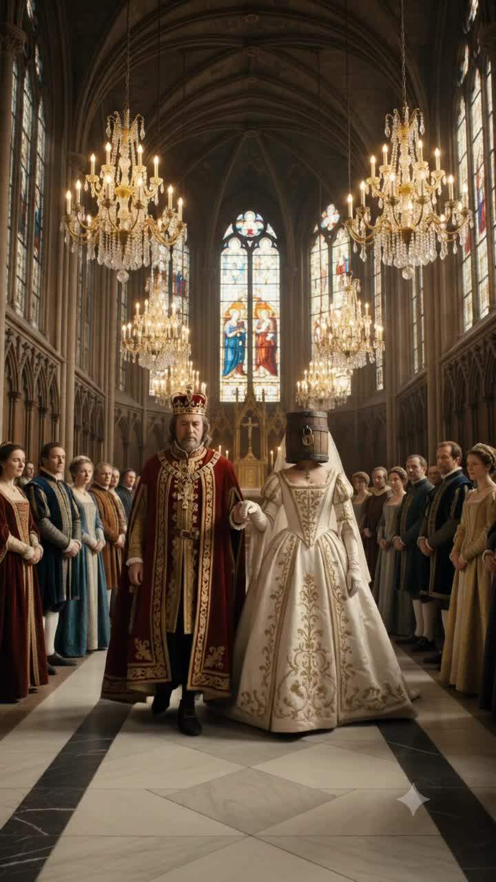 Royal Wedding Nightmare: Groom Screams in Terror After Shocking Reveal of Ancient Secret Behind Unveiled Bride's Mask