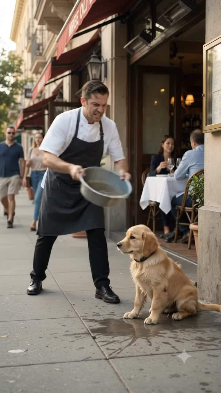 Waiter Brutally Douses 