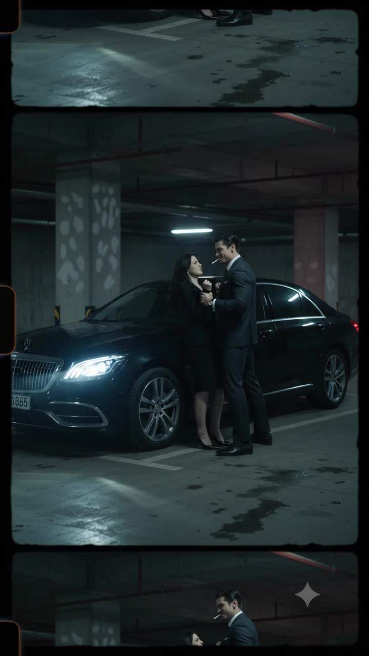 Parking Lot Showdown: Her Undercover Fiancé's Dark Secret Identity Unveiled as Billionaire's Vicious Plot Explodes.