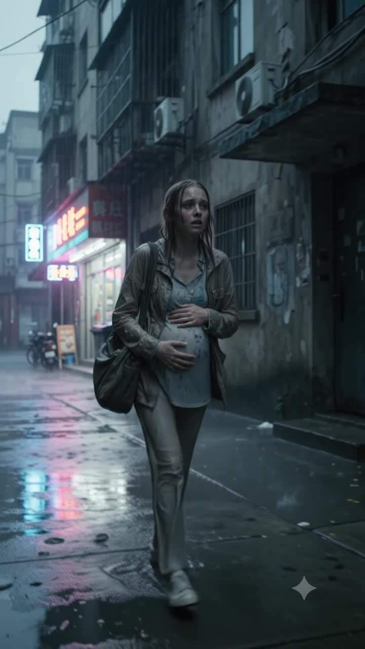 Rain-Soaked Pregnant Woman Drops Bag: What a Billionaire Discovered Exposed a Buried Family Secret and a Lost Identity!