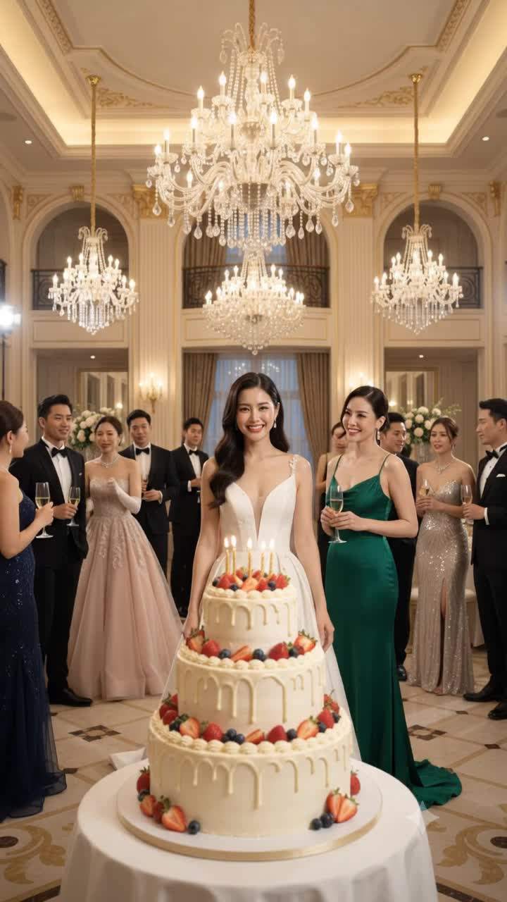 Billionaire's Fury Unleashed: High Society Birthday Party Explodes as Actress's Shocking Secret Is Smeared in Cake!