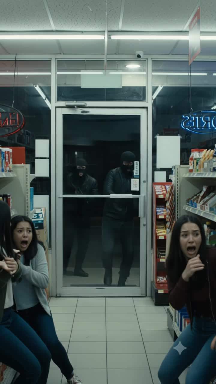 Convenience Store Robbery Halts Cold: Masked Thief Freezes at Hidden Pendant, Revealing Shocking Past and Unsolved Mystery.