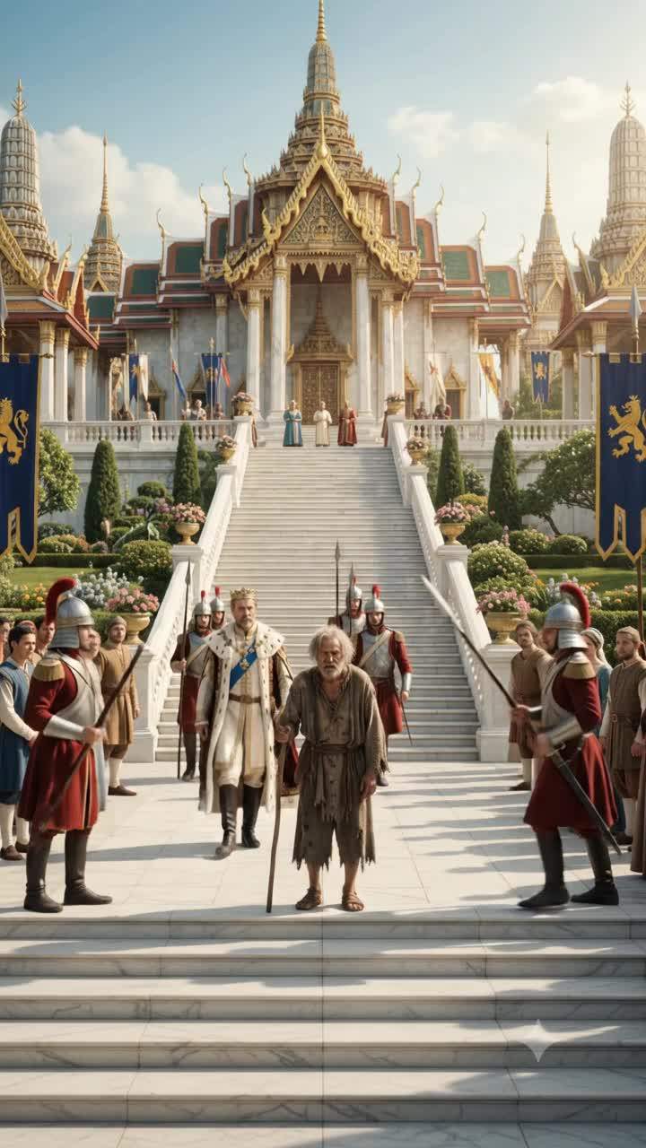 SHOCKING ROYAL SCANDAL: King Theron’s Secret Past Unveiled By Wandering Elder At Royal Procession!