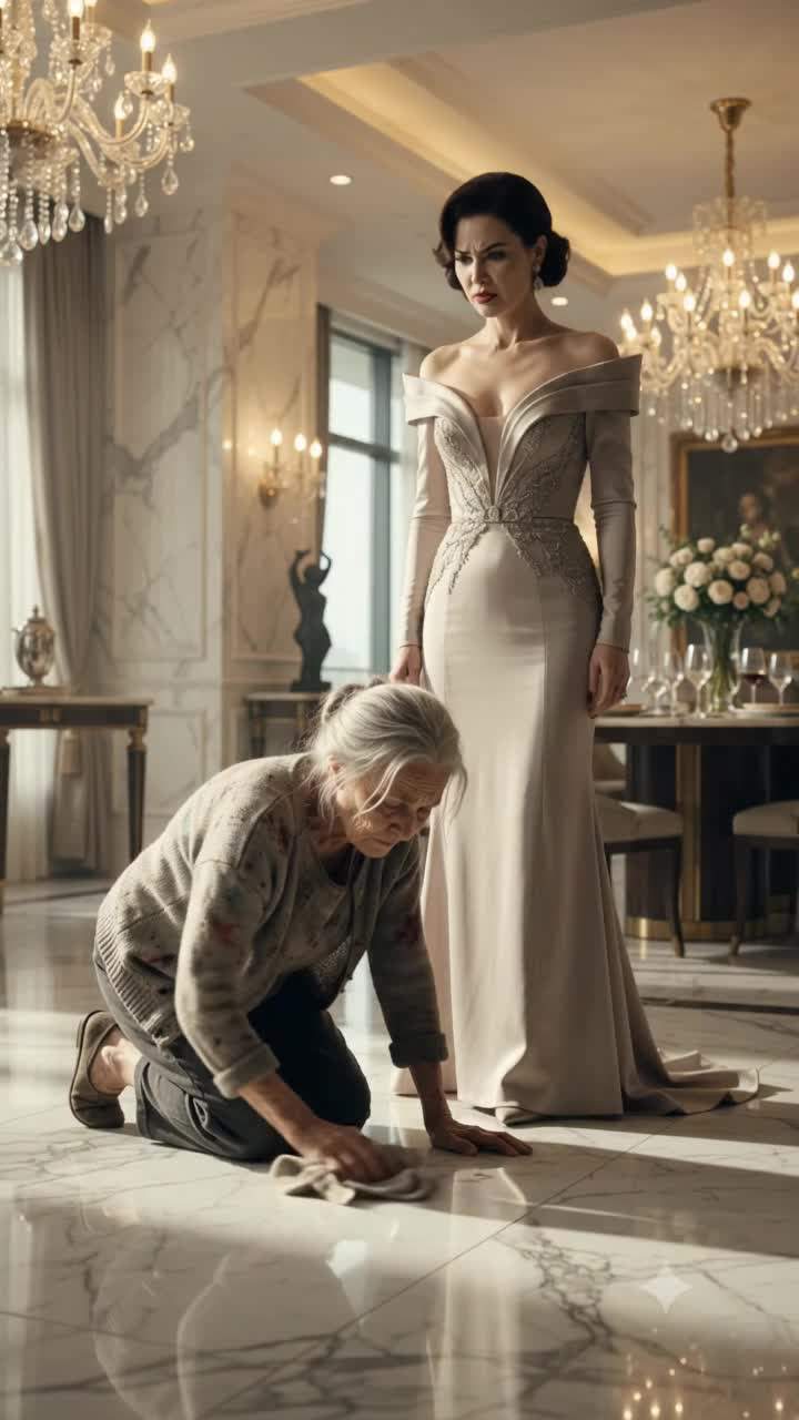 SCALDING TRUTH: Billionaire's Wife Hurls Hot Soup At Frail Mother-in-Law In Shocking Inheritance Plot.