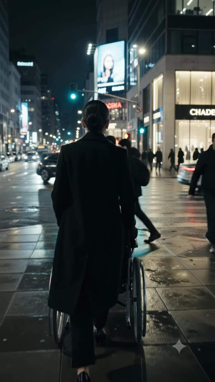 Billionaire Family Nightmare: Wheelchair Rolls Towards Death in Neon-Lit Urban Betrayal