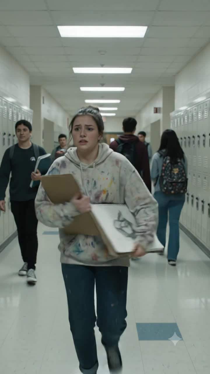 The sound my art portfolio made hitting the hallway floor still echoes.