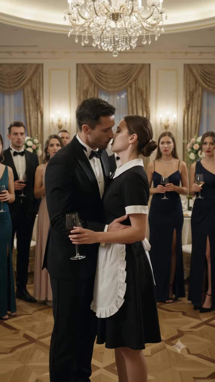 Luxury Wedding Explodes: Groom Kisses Maid, Unveiling Society Scandal and Dark Fortune Secrets.