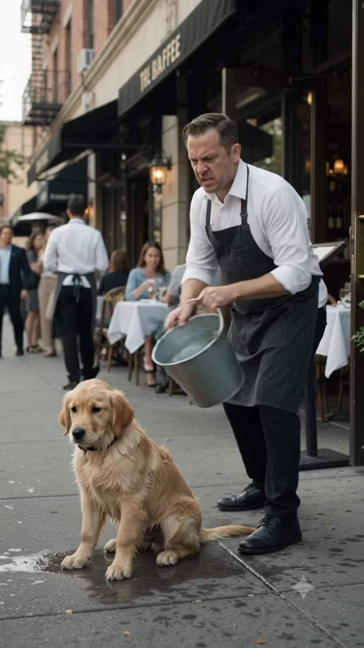 Viral Video: Waiter's Cruel Act Sparks OUTRAGE, Unveils Restaurant SCANDAL During Dramatic Dog Rescue!