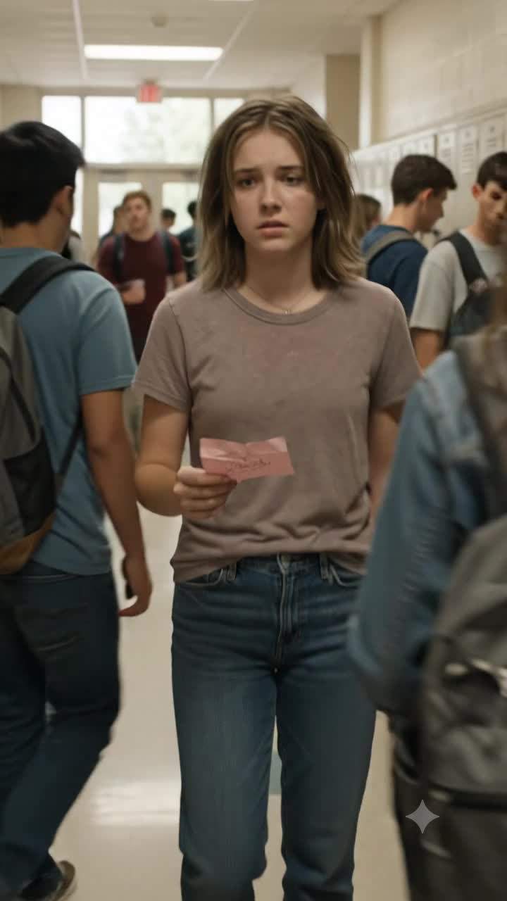 I accidentally dropped her crush note in the hallway.