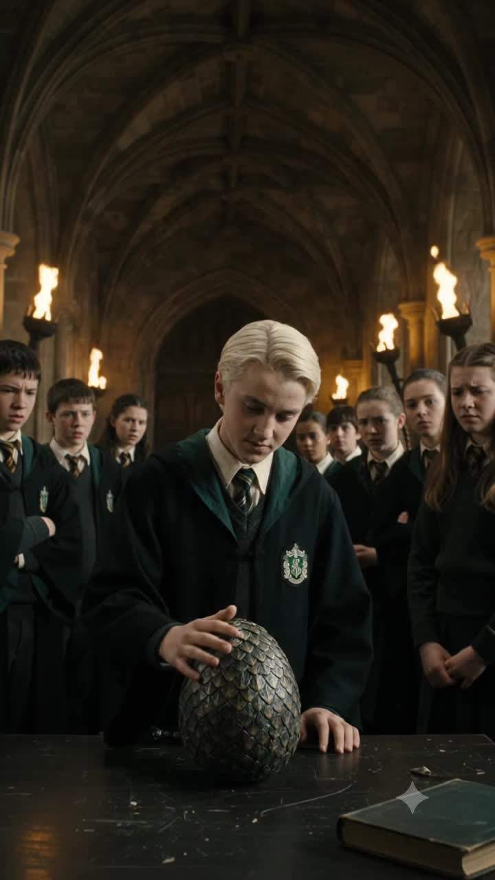 Hogwarts' Darkest Secret: Malfoy's Forbidden Ritual Unleashes a Soul-Bound Horror from a Cursed Ancient Egg!