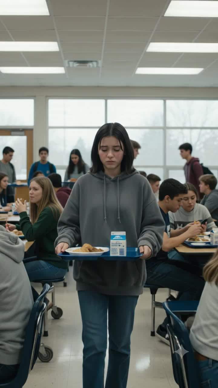 That time my milk carton exploded in the cafeteria.