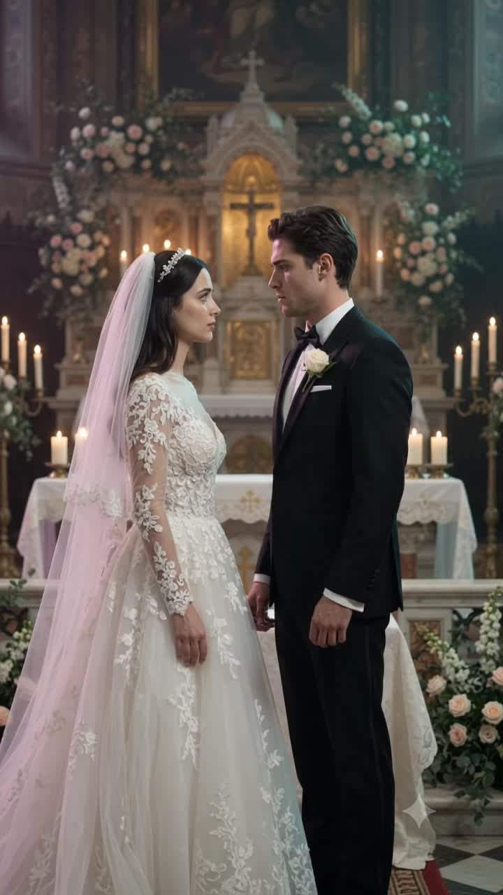 Billionaire Wedding Explodes: Mystery Woman Exposes Dark Family Secret Mid-Vows, Leaving Guests Stunned
